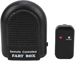 Agatige Fart Machine with Remote, Electronic Remote Controlled Fart Machine Joke Prank Game Fart Box for Family and Friend - Black