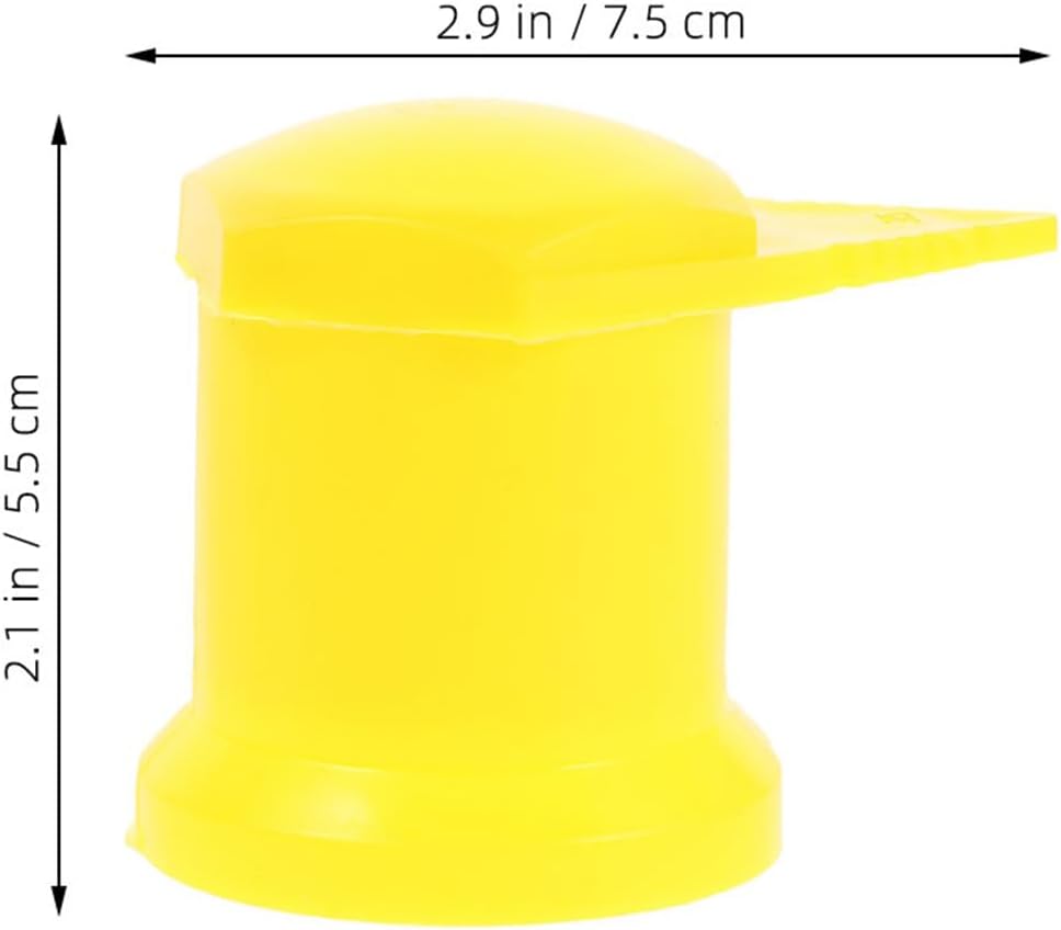 30PCS Plastic Lug Nut Indicator - 33 Mm Car Wheel Alert Cap for Auto Tire Loose Nut Warning - Wheel Hub Safety Monitoring Tool for Car Trailer Truck