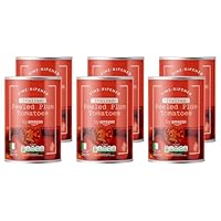 Les informations ci-dessous s'appliquent à chaque unité du pack Tomates entières pelées au jus Mûries sur pied Cet emballage contient 2 portions ‌Produit d'Italie Convient aux régimes végétarien et végétalien