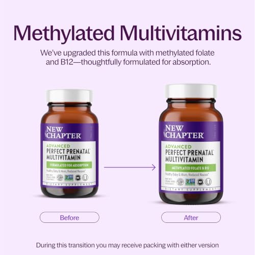 New Chapter Advanced Perfect Prenatal Vitamins, 96 Count - image 3