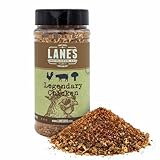 Lane's Legendary Chicken Rub, 13.3 oz - Bold & Balanced Chicken Seasoning Blend with Clean Ingredients, 0 Fat & Cholesterol, 5 Calories per Serving - BBQ Poultry Seasoning & Spice for Cooking