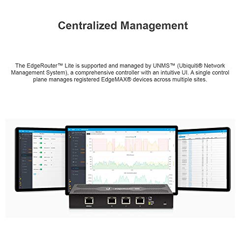 Ubiquiti EdgeMax EdgeRouter Lite ERLite-3 512MB Memory 3 Ethernet Ports Router - Thumbnail 3