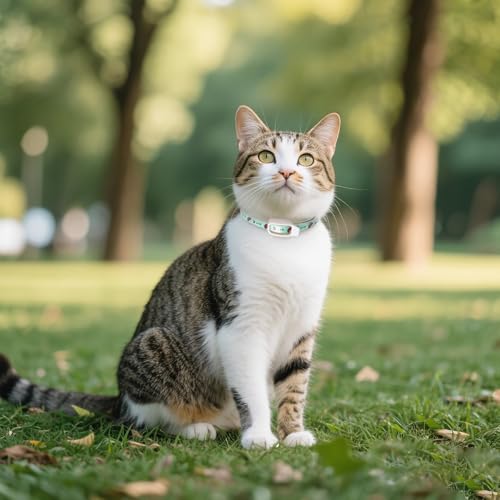 Langzeit Floh & Zeckenschutz Halsband für Hunde - Natürliches Insektenabwehrhalsband, Schützt effektiv gegen Flöhe, Zecken, Milben & Parasiten (Grün, 6x6x1cm)
