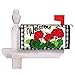 Evergreen Flag Geranium Plaid Mailbox Cover Durable and Well Made Home and Garden DÃ©cor for Lawn Patio Yard