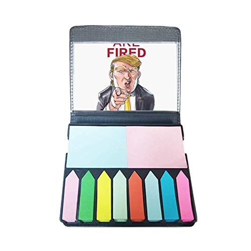 Marque-page Trump bloc note adhésif coloré idée cadeau bureau insolite