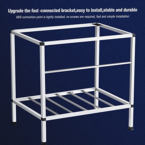 Garage Stainless Steel Wash Basin，Outdoor Utility Indoor Laundry Sink，Commercial Kitchen Sink，W/ Faucet & Drainboard, Storage Shelves，For Room, Utility Room, Restaurant，Pet Wash Station. ( Size : 50*3 #TOP4