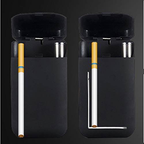 Miniatura 4 de Generic Paquete de 20 cajas de cigarrillos multifuncionales con USB recargable a prueba de viento llama eléctrica menos ligera - Color blanco para