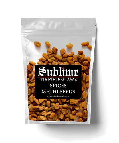 Sublime House of Tea Methi seeds (Fenugreek) | Naturally grown and pesticide free | Full of flavour - 100g (B093C8XNX9) Amazon Price History, Amazon Price Tracker