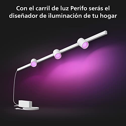 Bild 6 Philips Hue White & Color Amb. Perifo Set, 3-er Spot & Lightbar, dimmbar, 16 Mio. Farben, steuerbar via App, kompatibel mit Amazon Alexa, Apple HomeKit & Google Assistant, weiß