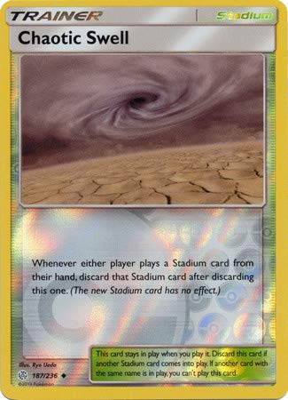 Chaotic Swell - 187/236 - Uncommon - Reverse Holo - Cosmic Eclipse