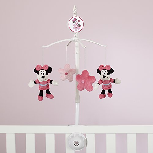 Amazon Com Disney Minnie Mouse Sitting Pretty Musical Mobile Nursery Mobiles Baby