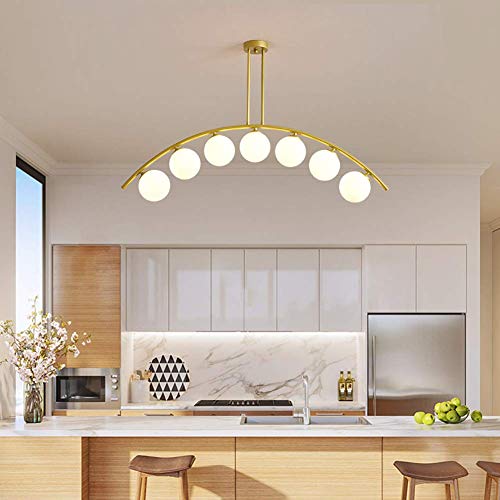 Lámpara de techo tipo candelabro Sputnik para iluminar dormitorios oscuros 4