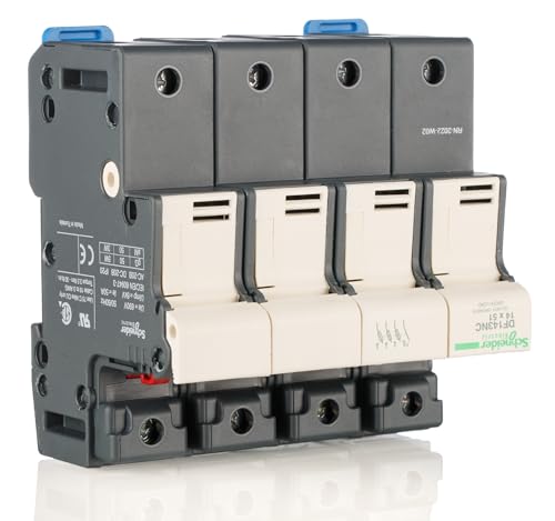 Portafusible 50A 14x51 3P+N pour la protection efficace des circuits triphasés