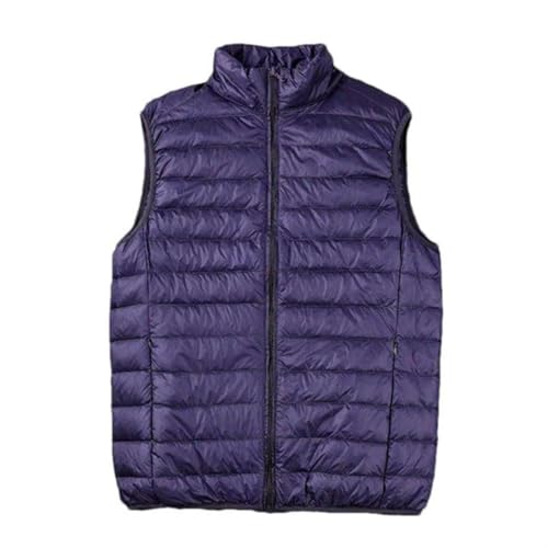 Veste en duvet ultra légère pour homme le gilet chaud sans manches à col montant