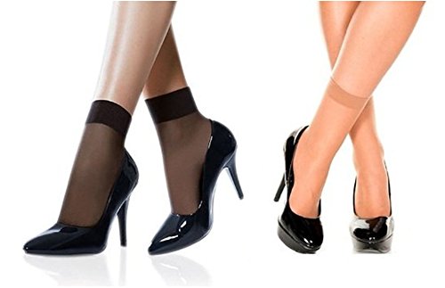 cotson ;lasting wear in every pair Women's Ultra Thin Transparent Ankle Socks (Pack of 2)-picture-25