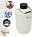 10L Aluminum Cryogenic Liquid Nitrogen (LN2) Tank Liquid Nitrogen Tank with Strap Liquid Nitrogen Container for Beauty Industry, Research Industry