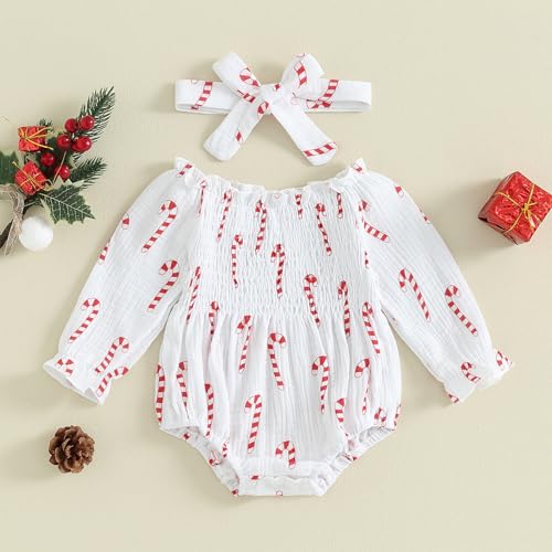 Newborn Baby Girl Outfit Cute Romper Long Sleeve Ruched Bodysuit Comfy Outfits Baby Girl Clothes2
