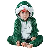 Unisex Baby Animal Onesie Long Sleeve Furry Jumpsuit One-Piece Romper Girls Boys Cute Cosplay Costume for 1-4 Years