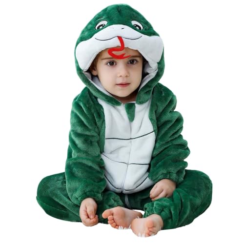 Unisex Baby Animal Onesie Long Sleeve Furry Jumpsuit One-Piece Romper Girls Boys Cute Cosplay Costume for 1-4 Years