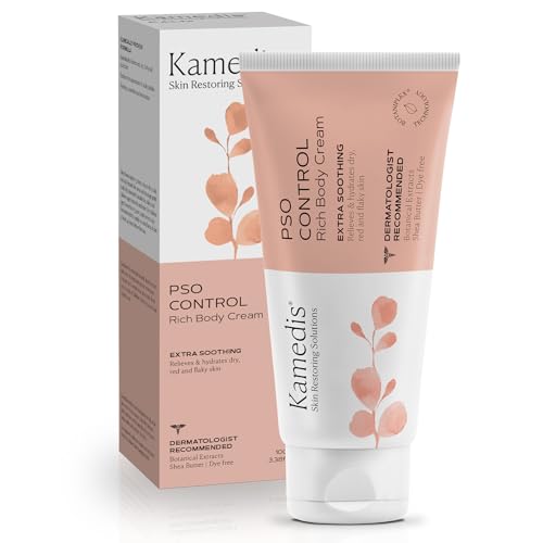 KAMEDIS PSO Control Rich Body Cream. Clinically Proven Dermo-Botanical Treatment For Dry Itchy Flaky & Scaling Skin