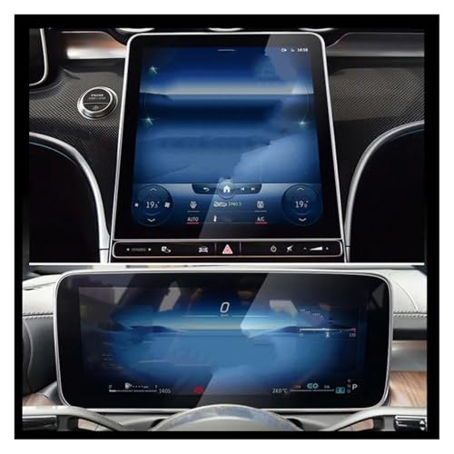 Film protecteur intérieur Mercedes Classe C anti-rayures écran GPS et vitesse