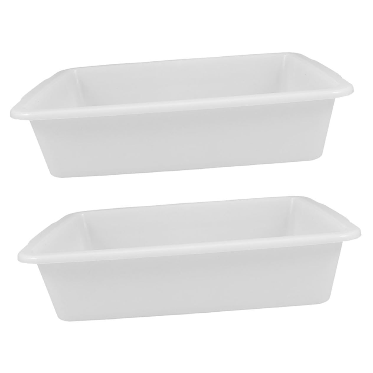 FUNOMOCYA Rectangular Lab Trays Set 2 Pack Storage Trays Leakproof Design for Research and Educational Labs