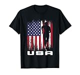 USA Flag Runner | Marathon Sprinting | Corredor de atletismo Camiseta