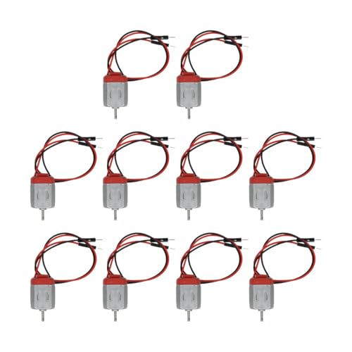 Mini moteurs 130 1-6V CC avec fils pour ateliers robots en famille