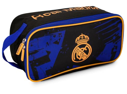 Hy-Pro Officially Licensed Real Madrid CF Boot Bag – With Carry Handle, Real Madrid Merchandise, Ideal for Shoe Storage, Great Football Gift Idea