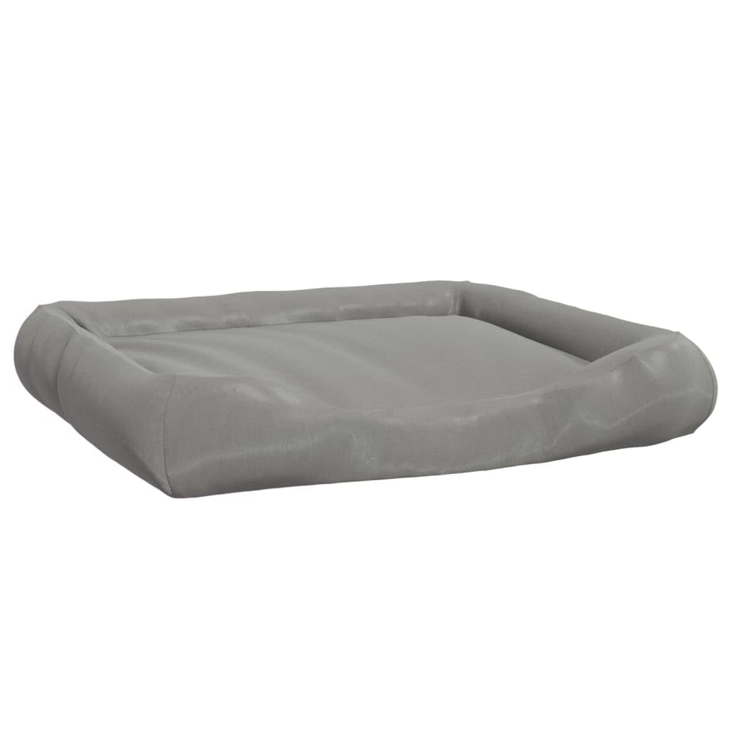 Forniture per animali domestici Cuscino per cani con cuscini grigio 115x100x20 cm Tessuto Oxford Animali & Forniture per animali domestici