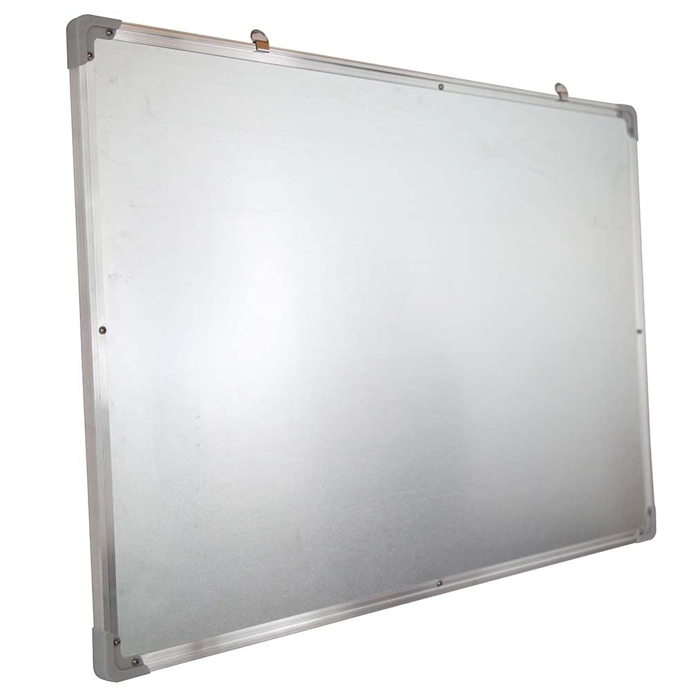 Lavagna Magnetica Cancellabile 60x45 Cm Con Cornice Alluminio - Include Pennarelli E Magneti - Foto 7