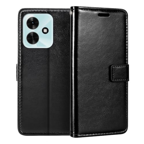 Shantime ���U�[�P�[�X Huawei Honor Play 11C 5G �Ƃ̌݊������� �r�W�l�X�f�U�C�� �}�O�l�b�g�蒠�^ 3�J�[�h���[ �ʐ^���� �B�����z�t��(�u���b�N)