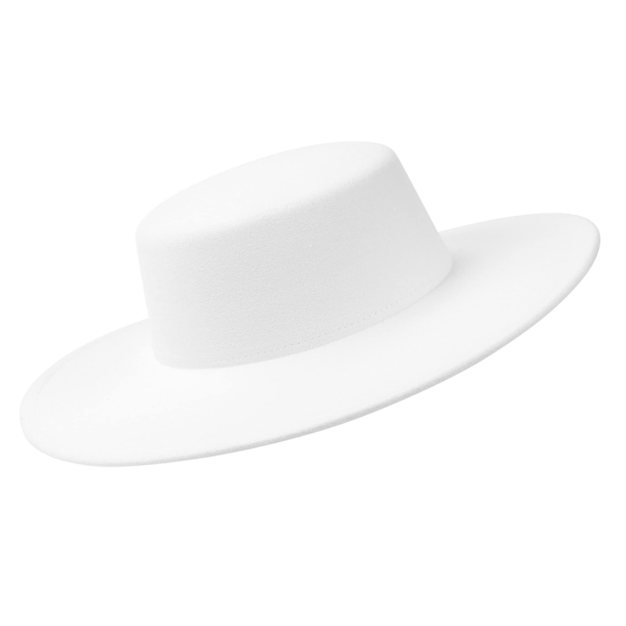 Sombrero de ala ancha para mujer, estilo formal, clásico, para barco, de fieltro, derby, iglesia