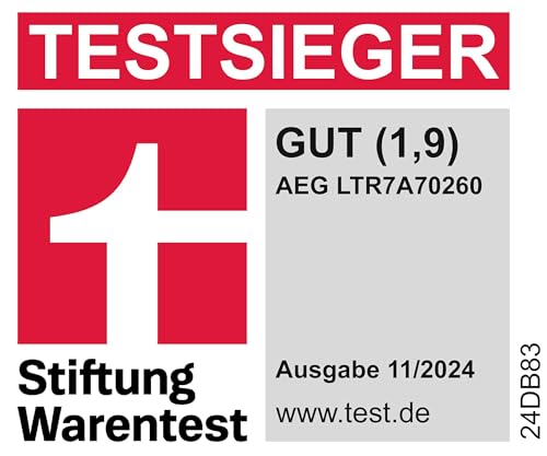 AEG Waschmaschine Toplader, 40 cm, Testsieger Stiftung Warentest, 6 kg, Serie 7000 ProSteam-Dampf-Programm – Weniger Bügeln & mehr Frische, Mengenautomatik, Inverter Motor, 1200 U/min, LTR7A70260
