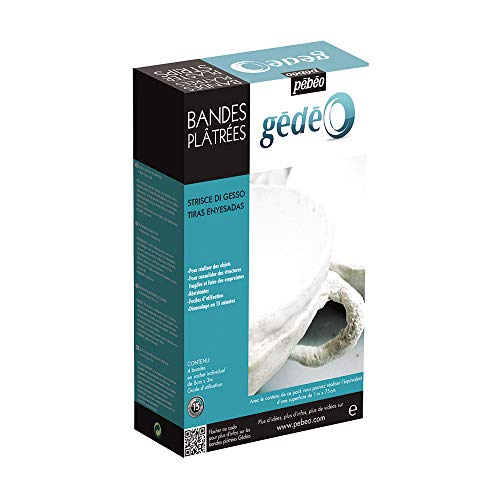 Gedeo Plaster Strips with 4 Strips of 8 x 300cm, White