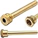 Produktbild Messing-Gewindefitting Tauchhülse für Temperatursensor 1/2" 9 mm Innen Messing 150 mm