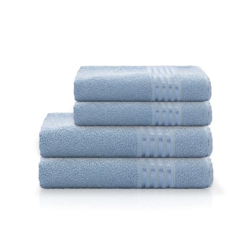 Camesa Jogo de Banho Decor Especial 4 peças - Azul Camesa Jogo de Banho Decor Especial 4 peças - Azul