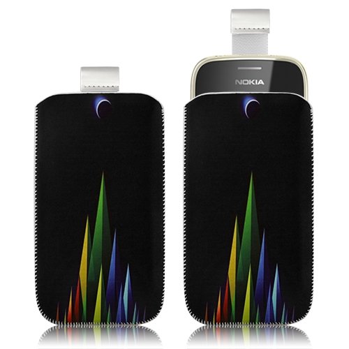 Seluxion - Housse coque étui pochette pour Nokia Asha 202 avec motif LM02