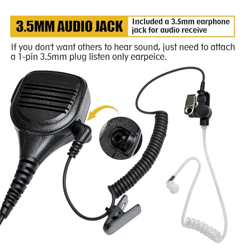 Auricular para walkie talkie en la coordinación de eventos 3