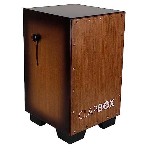 Image of Clapbox Adjustable Snare Cajon CB65 With Bag- Birch Wood, (H:50 W:30 L:30) - 3 Internal Snare