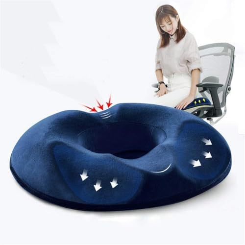 Coussin de coccyx pour traitement des hémorroïdes et douleurs assises - 7