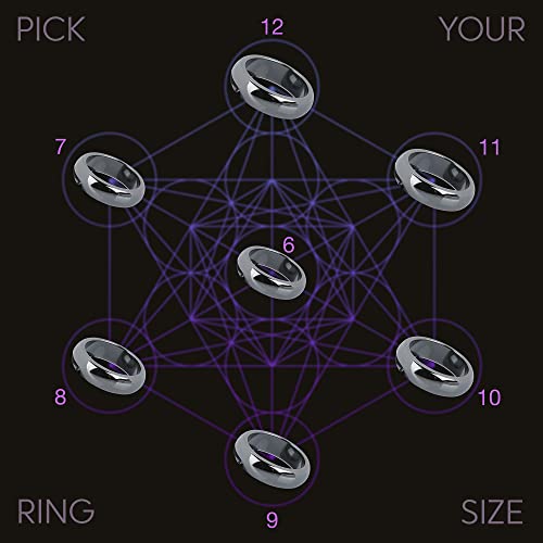 Genuine Magnetic Hematite Rings, 3 Rings In Each Order, Black Hematite Ring, Unisex Women Men, Fidget Ring, Magnetic Ring (7) #TOP5