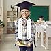 COCHIE Metal Preschool Graduation Medal with Graduation Honor Stole Sash, Grad Award Medals with Lightweight Neck Ribbon, Grad Gift Party Favor Supplies (Owl)