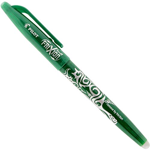 Pilot Frixion stylo à bille encre gel vert en lot de 12 fournitures