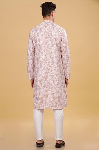 Image of BE ACTIVE Cotton Kurta for Men | Traditional and Classy Design | Indian Kurta | Full Sleeve Kurta