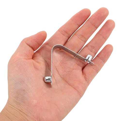 Clips de resorte para postes de navegación con pasador de 7 mm y doble botón en forma de V 4