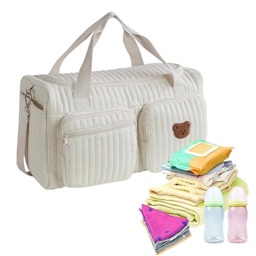 Cesta de almacenamiento para habitación infantil | Organizador de carrito de bebé | Organizador de pañales para bebés | Esenciales para recién nacidos | Plegable y portátil | Regalos para la fiesta