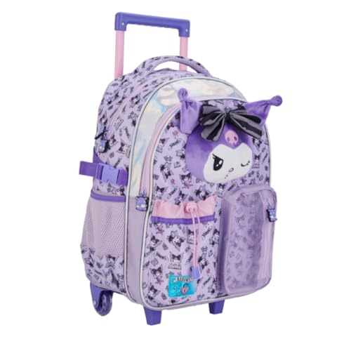 Mochila de Rodinhas Escolar 17 Kuromi Tween - Utility Plush