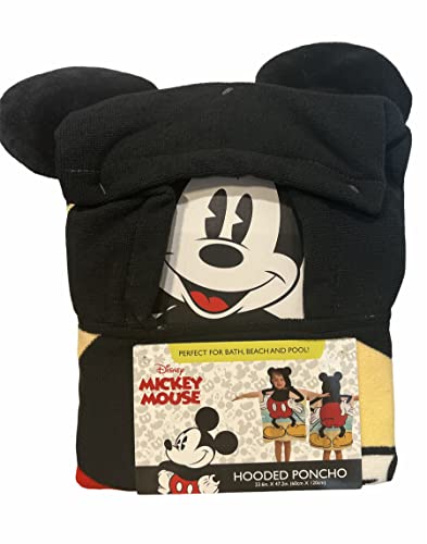 Disney Mickey Mouse Kids Bath/Beach/Pool Hooded Poncho