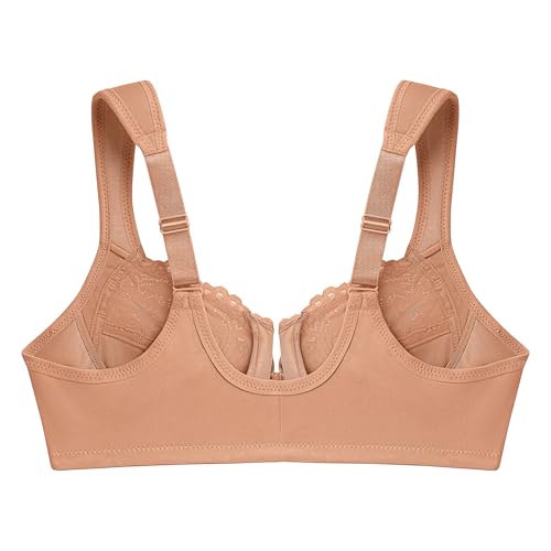 Image of Glamorise Full Figure Plus Size Wonderwire Front-Closure Bra Underwire #1245